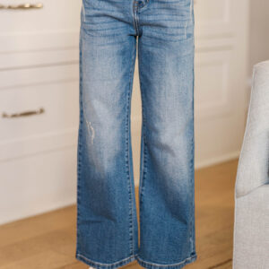 KanCan Willow Medium Wash High Rise 90's Flare Jeans